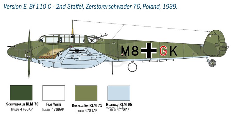 Фотографии Italeri 2794 Bf 110 C/D