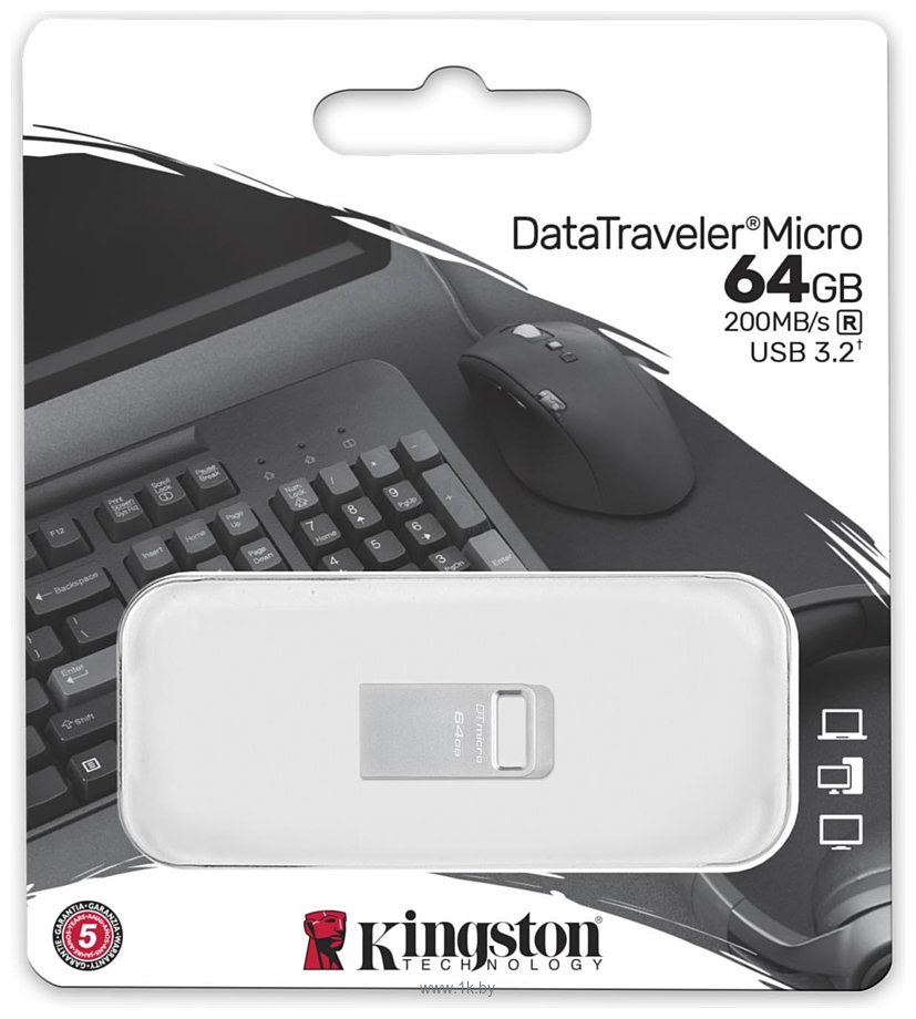 Фотографии Kingston DataTraveler Micro USB 3.2 Gen 1 64GB