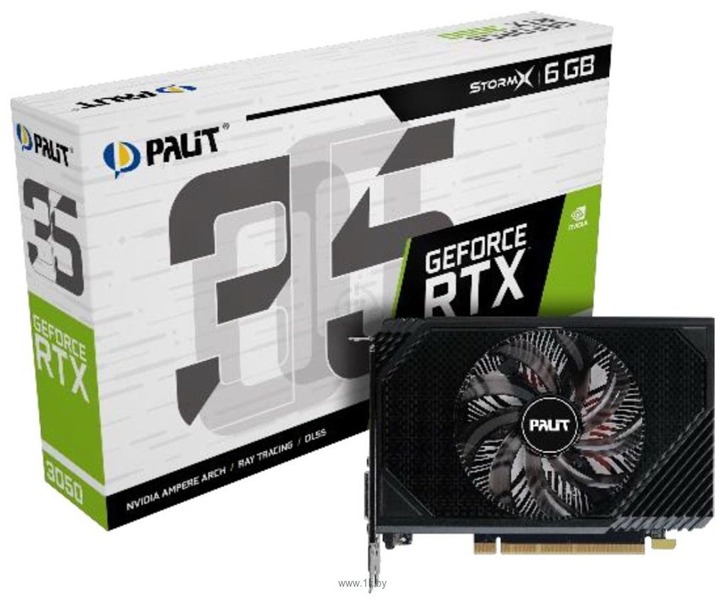 Фотографии Palit GeForce RTX 3050 StormX 6GB (NE63050018JE-1072F)