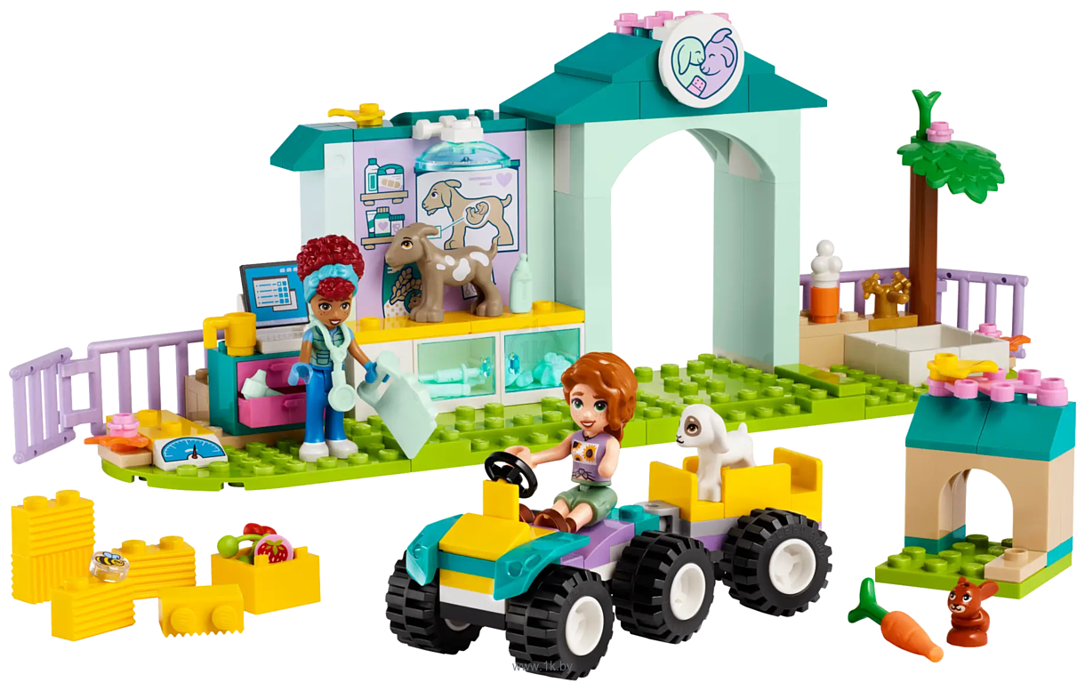 Фотографии LEGO Friends 42632 Ветеринарная клиника для сельскохозяйственных животных