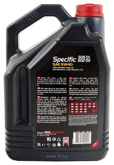 Фотографии Motul Specific 505 01 502 00 505 00 5W-40 5л