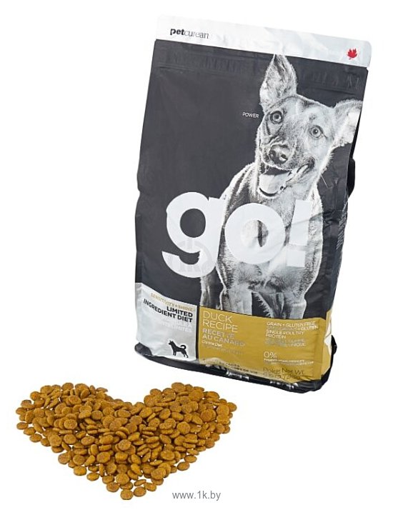 Фотографии GO! (2.72 кг) Sensitivity + Shine Duck Dog Recipe Limited Ingredient Diet, Grain Free, Potato Free