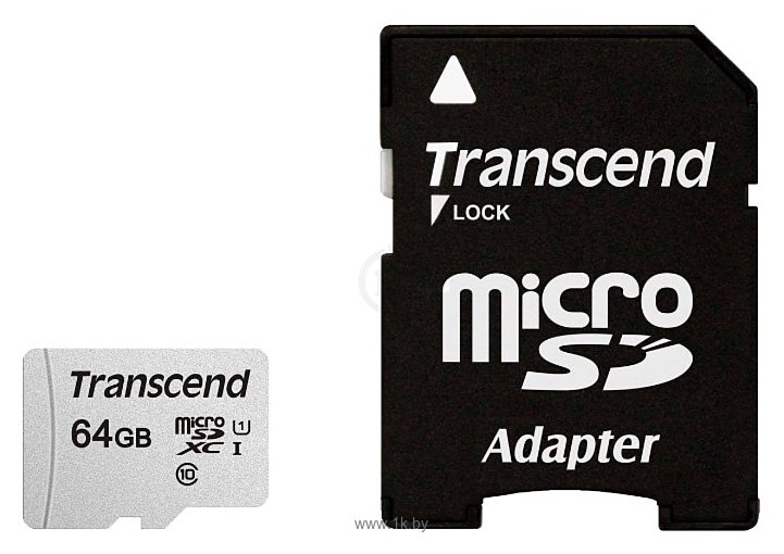 Фотографии Transcend microSDXC 300S 64GB + адаптер