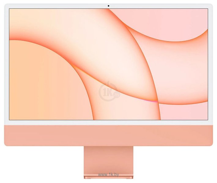 Фотографии Apple iMac M1 2021 24" (4 порта, 8/256, оранжевый)