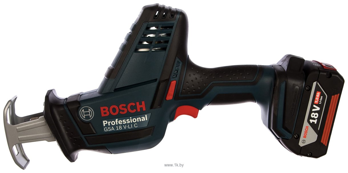 Фотографии Bosch GSA 18 V-LI C Professional 06016A5002 (с 2-мя АКБ 5 Ah, кейс)