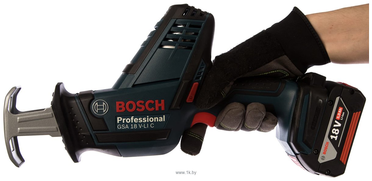 Фотографии Bosch GSA 18 V-LI C Professional 06016A5002 (с 2-мя АКБ 5 Ah, кейс)