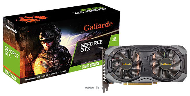 Фотографии Manli GeForce GTX 1660 Super Gallardo 6GB GDDR6 M2436+N537-10