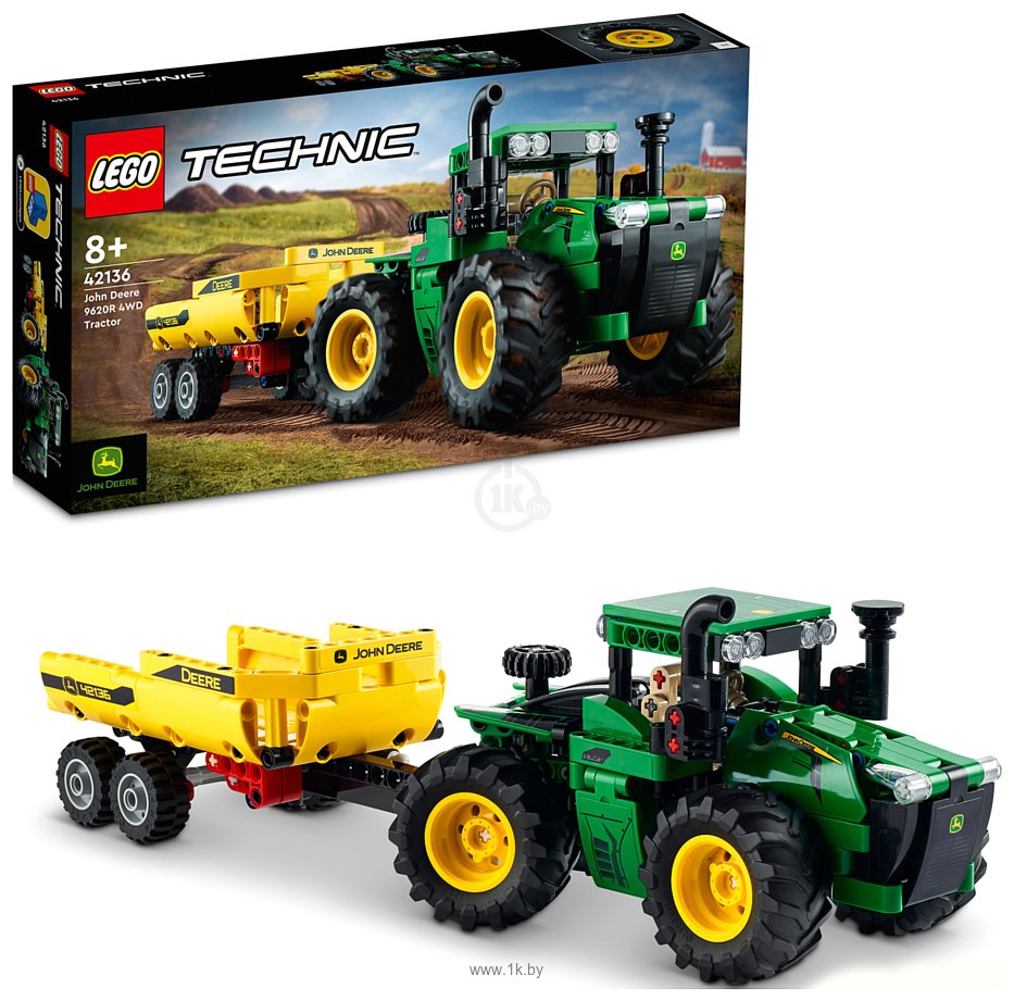 Фотографии LEGO Technic 42136 John Deere 9620R 4WD Tractor