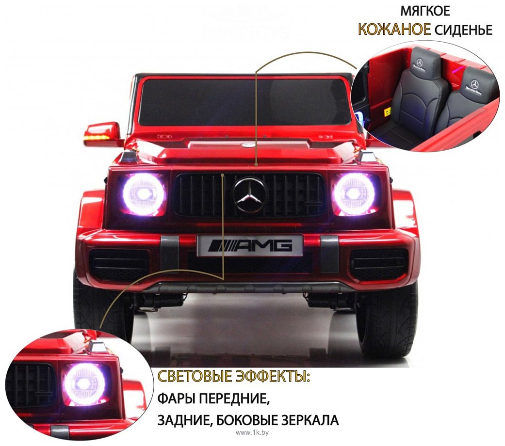 Фотографии RiverToys Mercedes-AMG G63 G111GG (красный глянец)