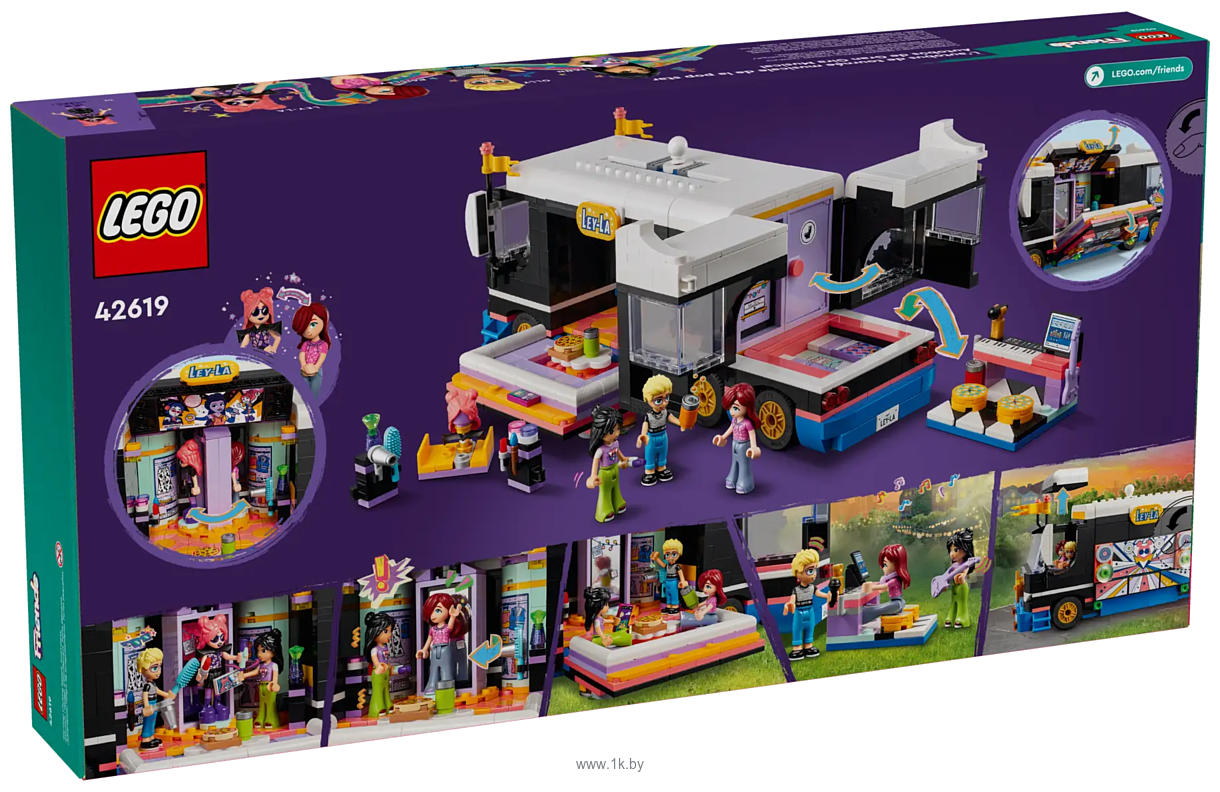 Фотографии LEGO Friends 42619 Автобус для туров поп-звезд