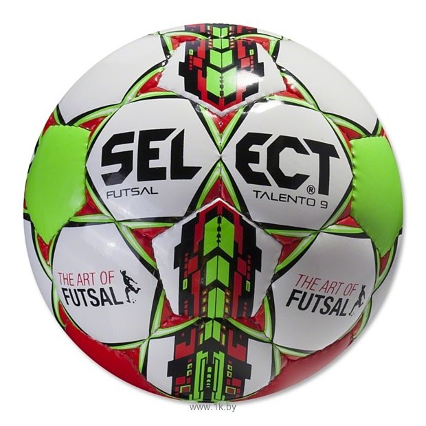 Фотографии Select Futsal Talento 9 (3 размер, белый/красный/зелёный)