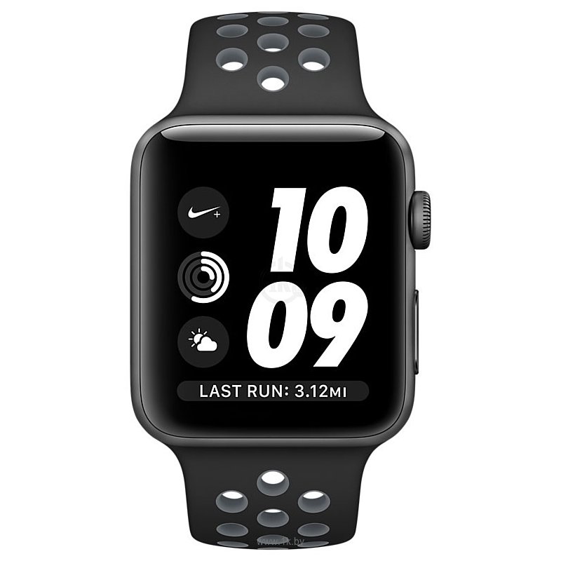 Фотографии Apple Watch Nike+ 42mm Space Gray with Black/Cool Gray Band (MNYY2)
