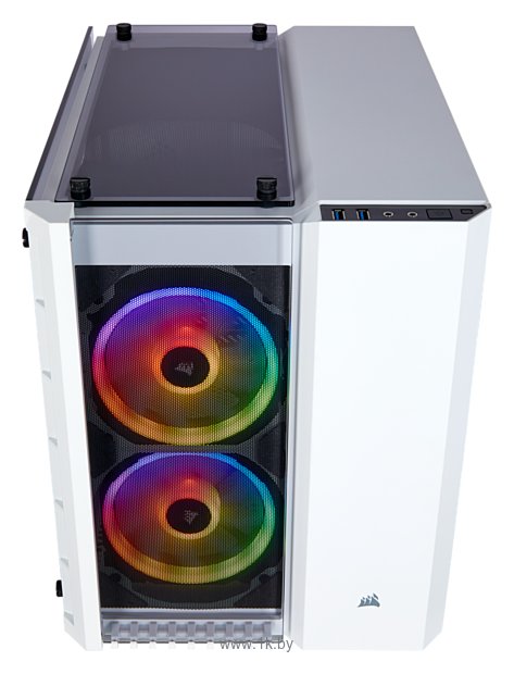 Фотографии Corsair Crystal Series 280X RGB Tempered Glass White