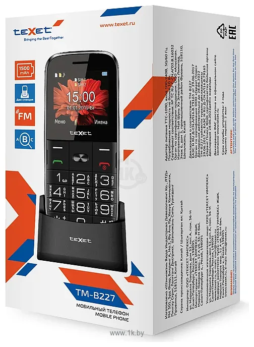 Фотографии TeXet TM-B227