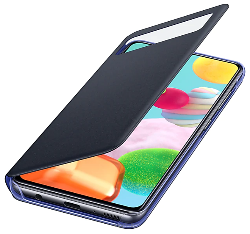 Фотографии Samsung S View Wallet Cover для Samsung Galaxy A41 (черный)