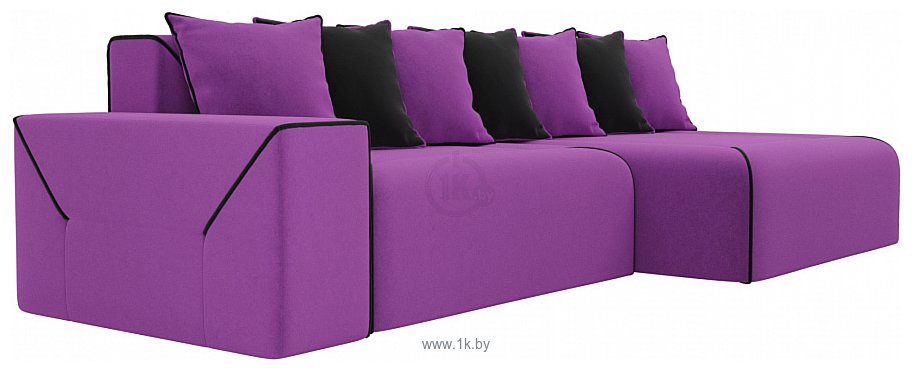 Фотографии Лига диванов Кельн 105083 (правый, фиолетовый/черный)