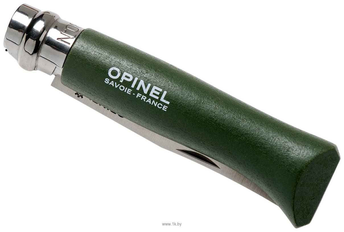 Фотографии Opinel N°8 нержавеющая сталь, блистер (хаки)