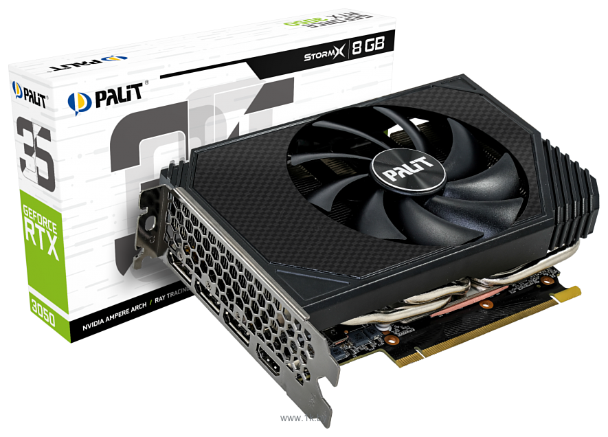 Фотографии Palit GeForce RTX 3050 StormX 8GB (NE63050019P1-190AF)