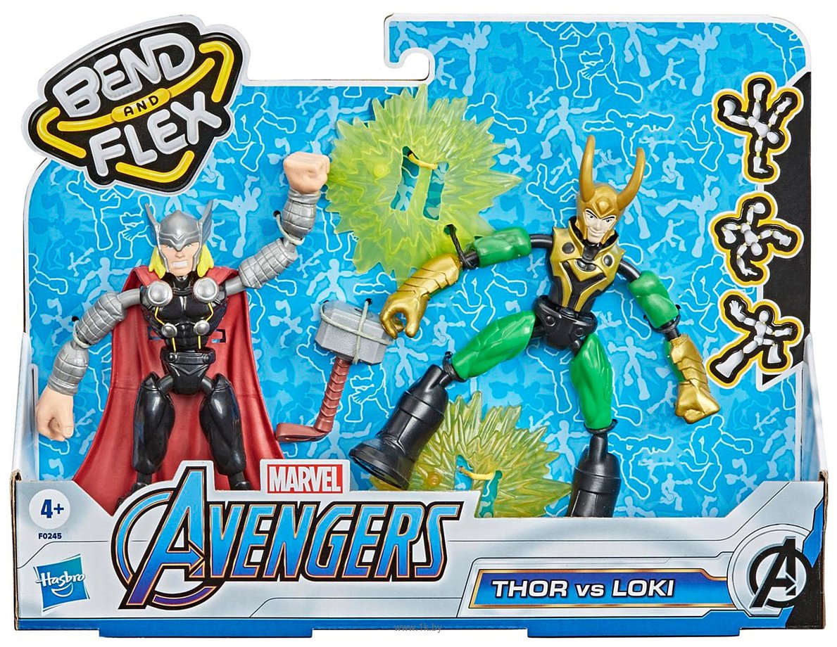 Фотографии Hasbro Avengers Бенди Тор и Локи F02455L0