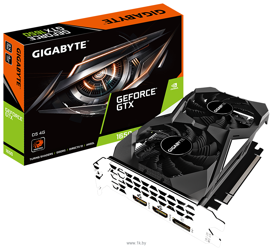 Фотографии GIGABYTE GeForce GTX 1650 D5 4G (GV-N1650D5-4GD)