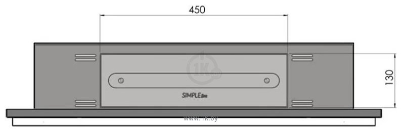 Фотографии Simple Fire Frame 900 white