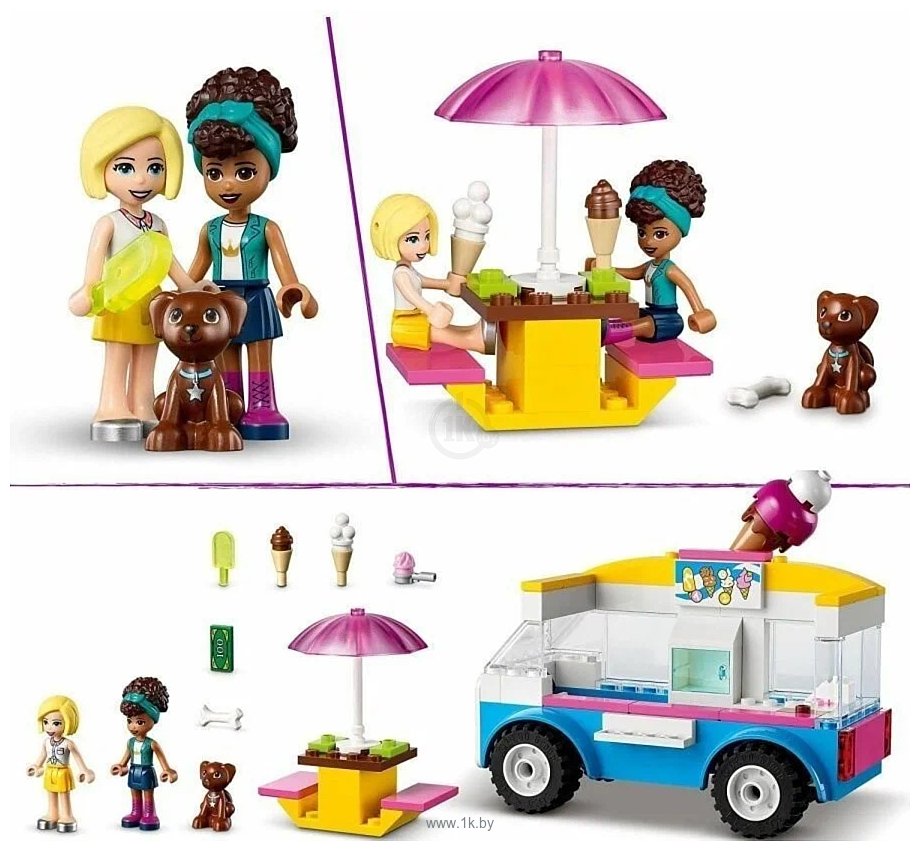 Фотографии LEGO Friends 41715 Фургон с мороженым