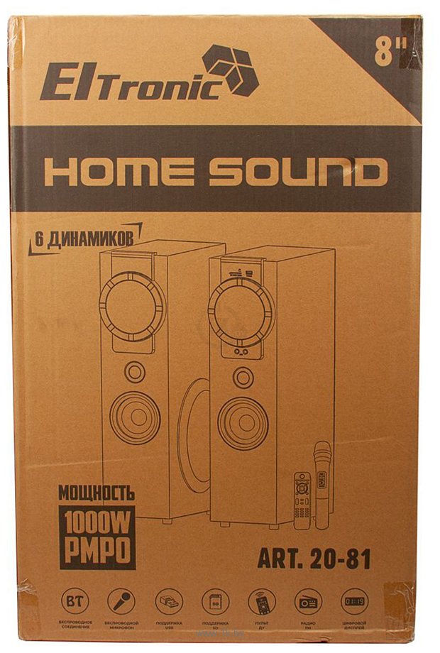 Фотографии Eltronic 20-81 Home Sound (черный)