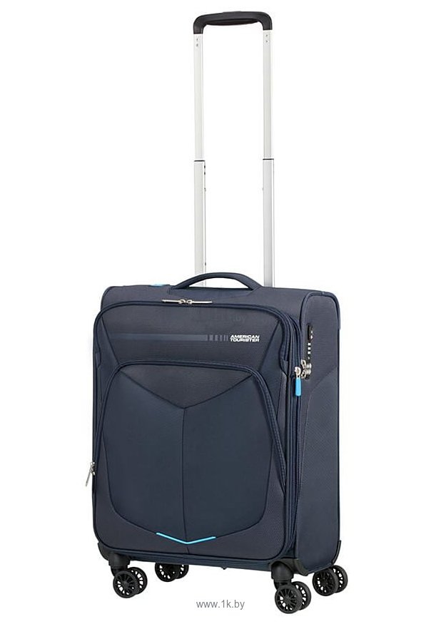 Фотографии American Tourister Summerfunk Blue 55 см (с увеличением, 4 колеса)