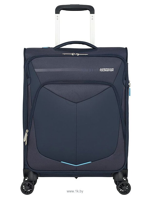 Фотографии American Tourister Summerfunk Blue 55 см (с увеличением, 4 колеса)