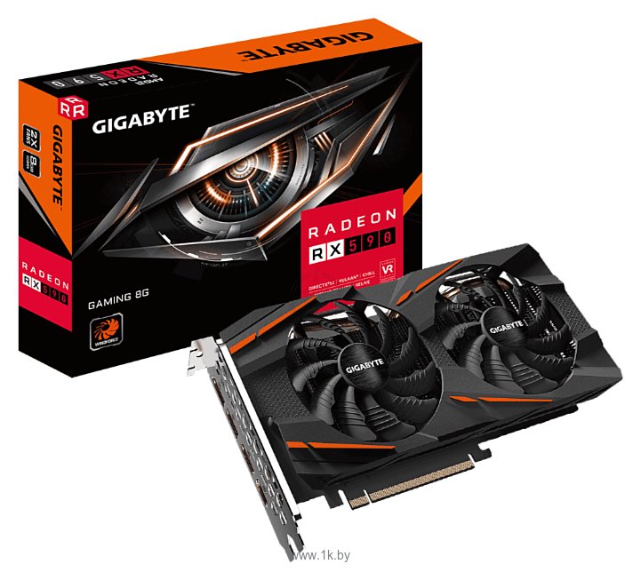 Фотографии GIGABYTE Radeon RX 590 8192MB GAMING (GV-RX590GAMING-8GD V2) rev. 2.0