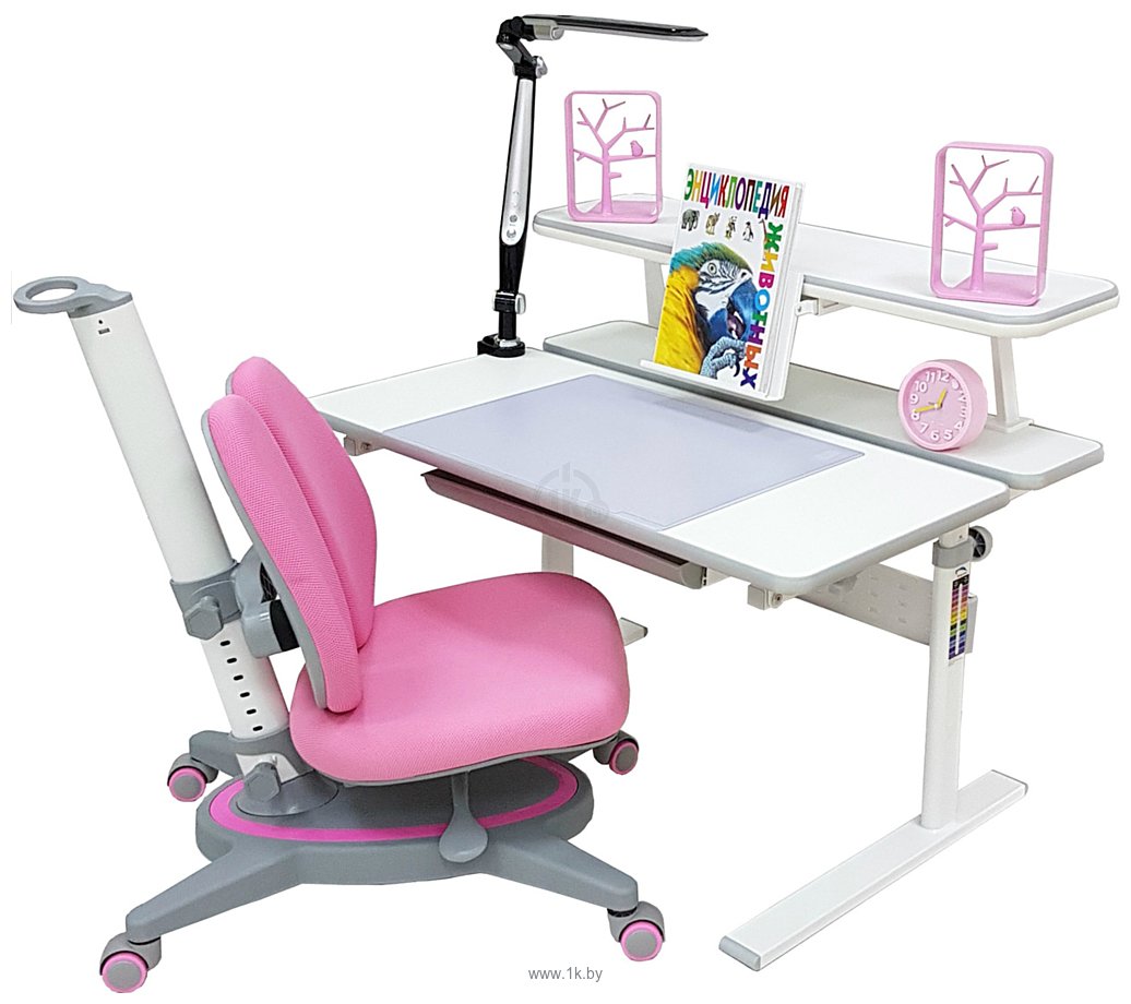 Фотографии Растущая мебель Picasso E 201 + стул Smart DUO MC 204 (розовый)