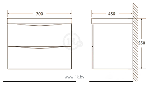 Фотографии BelBagno Marino-700-2C-SO-RN-P (cappuccino lucido)