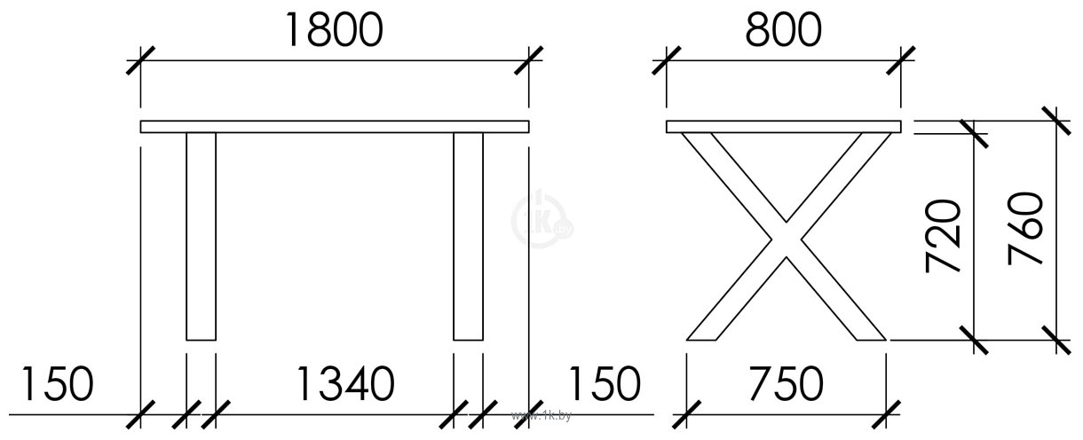 Фотографии Buro7 Икс 180 (с обзолом и сучками, дуб натуральный/серебро)