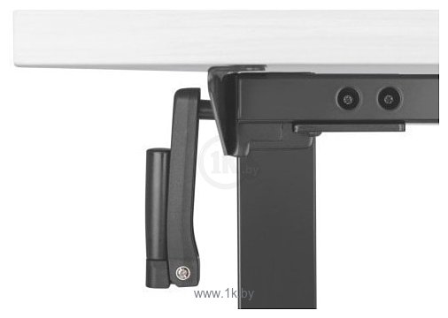 Фотографии ErgoSmart Manual Desk Compact 1360x800x36 мм (альпийский белый/черный)