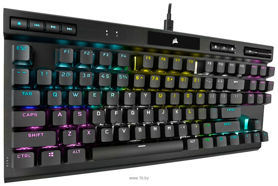 Фотографии Corsair K70 RGB TKL Cherry MX Speed (без кириллицы)