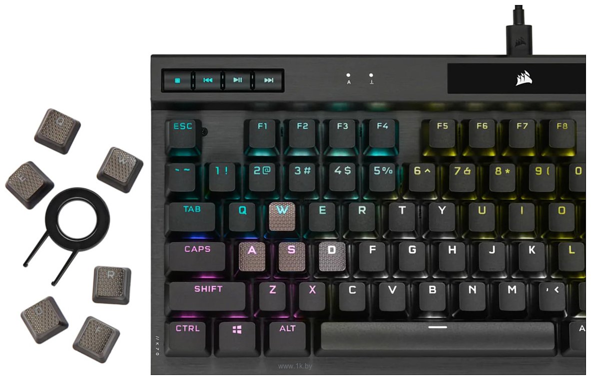 Фотографии Corsair K70 RGB TKL Cherry MX Speed (без кириллицы)