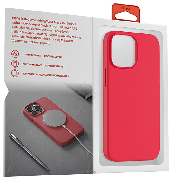 Фотографии uBear Touch Mag Case для iPhone 13 Pro (красный)