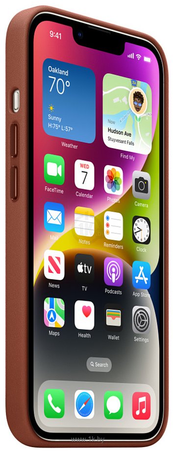 Фотографии Apple MagSafe Leather Case для iPhone 14 (темно-коричневый)