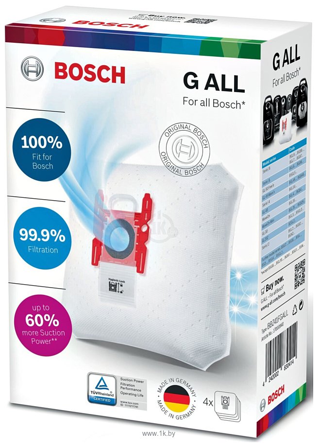 Фотографии Bosch PowerProtect BBZ41FGALL