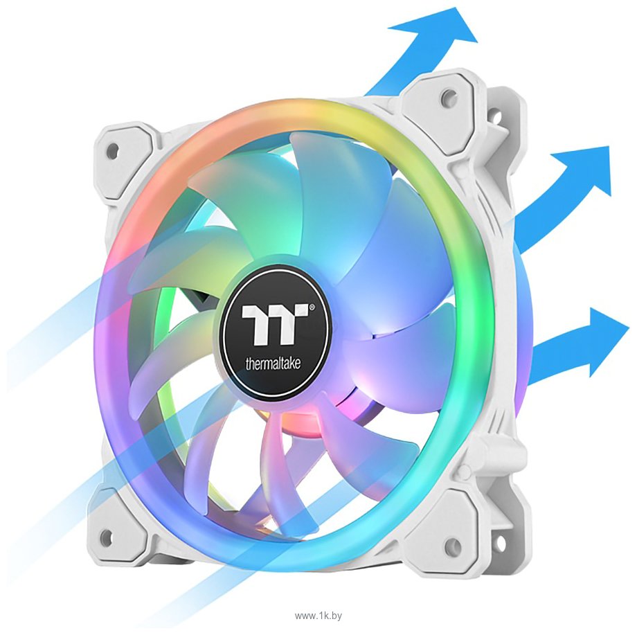 Фотографии Thermaltake SWAFAN 12 RGB Radiator Fan TT Premium Edition White CL-F145-PL12SW-A