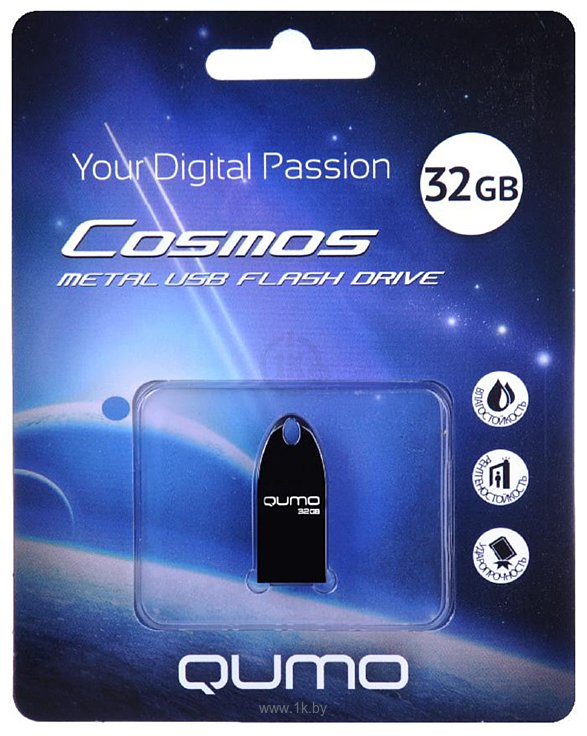 Фотографии Qumo Cosmos Dark 2.0 32GB QM32GUD-Cos-d Q19582