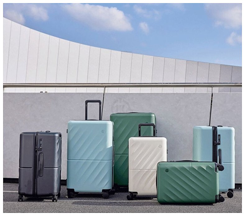 Фотографии Ninetygo Ripple Luggage 26" (мятно-зеленый)