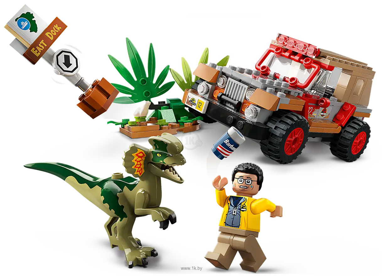 Фотографии LEGO Jurassic World 76958 Засада Дилофозавра