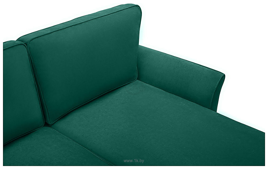 Фотографии Divan Верона угловой Velvet Emerald (велюр, зеленый)