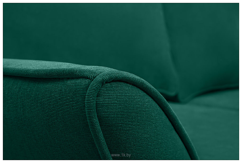 Фотографии Divan Верона угловой Velvet Emerald (велюр, зеленый)