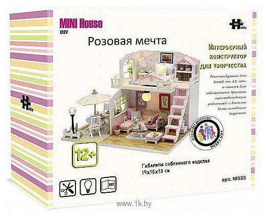 Фотографии Hobby Day DIY Mini House Розовая мечта (M033)