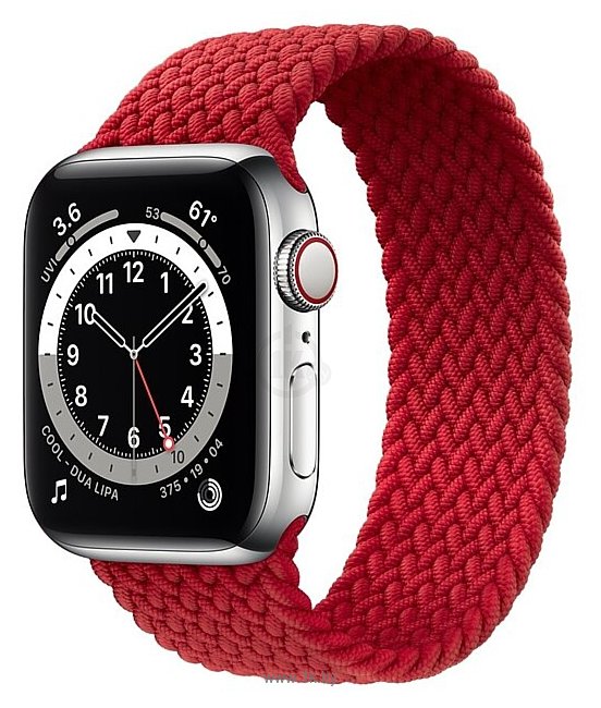 Фотографии Apple Watch Series 6 GPS + Cellular 40mm Stainless Steel Case with Braided Solo Loop