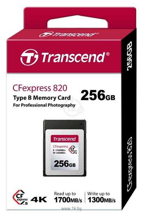 Фотографии Transcend CFexpress 820 Type B 256GB TS256GCFE820