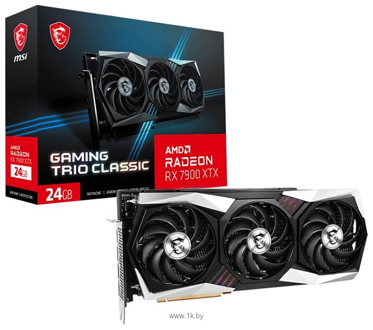 Фотографии MSI Radeon RX 7900 XTX Gaming Trio Classic 24G