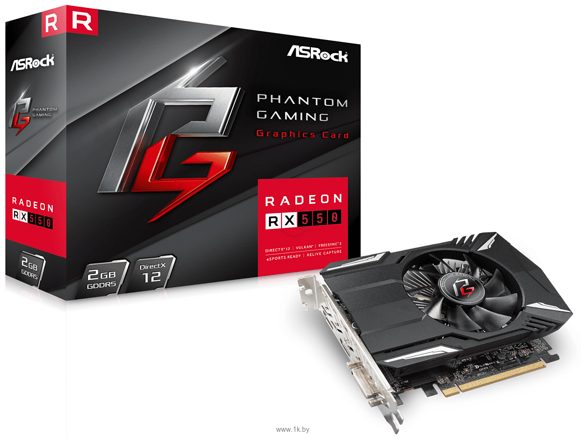 Фотографии ASRock Phantom Gaming Radeon 550 2G